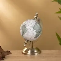 Глобус сувенирный, 10×8×15 см, подставка металл