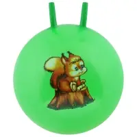 Мяч - прыгун с рожками, d=45 см, МИКС