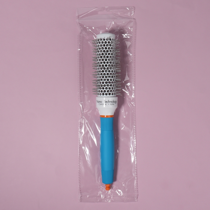 Брашинг, вентилируемый, прорезиненная ручка, d = 3,2/5 × 27 см, разноцветный Брашинг, вентилируемый, прорезиненная ручка, d = 3,2/5 × 27 см, разноцветный