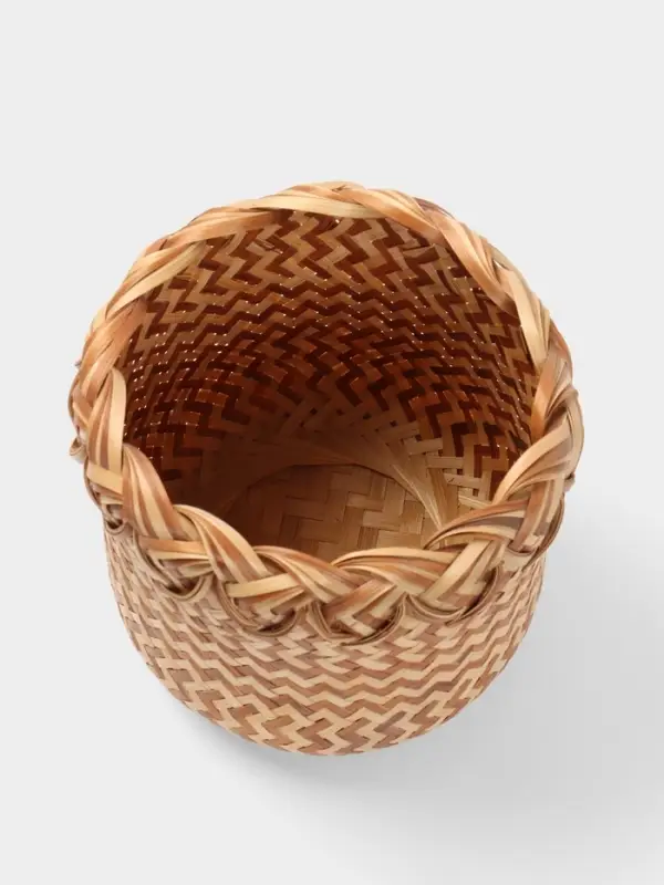 Корзинка плетёная, 20&times;20&times;25 см, бамбук