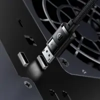 Кабель видео Baseus, DisplayPort(m)-DisplayPort(m), 8K@60Hz, 2 м, чёрный