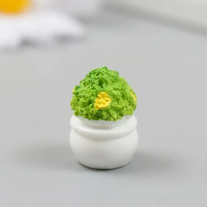 Декор для творчества полистоун "Цветочный горшок" 1,6х2,3 см