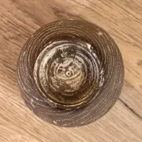 Подсвечник, d=4 см, 8&times;8&times;11 см, дерево джати, тёмно-коричневый