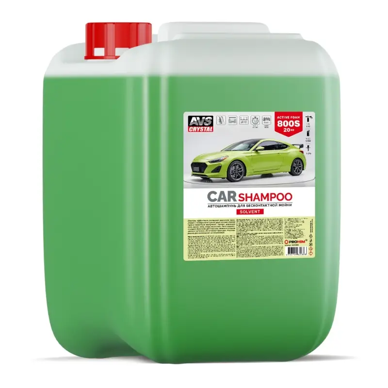 Автошампунь для б/к мойки AVS "Active Foam" 1: 8-12 800S SOLVENT 20 кг