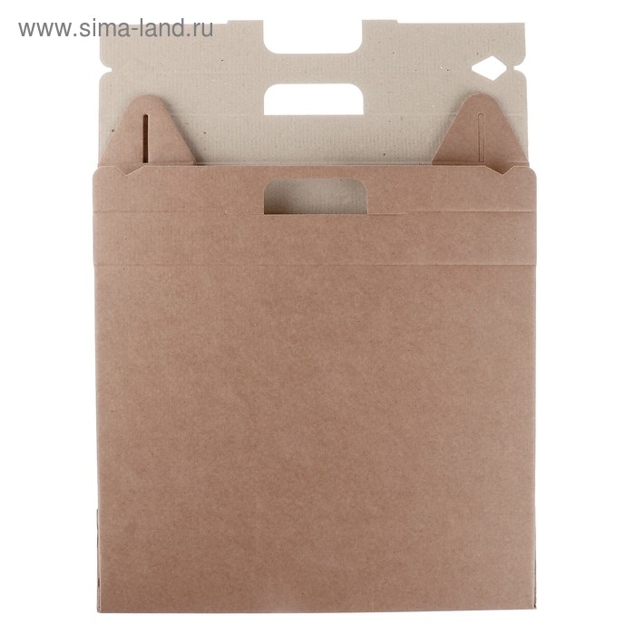 Коробка универсальная с ручкой, бурая, 34,5 х 8 х 27 см Коробка универсальная с ручкой, бурая, 34,5 х 8 х 27 см