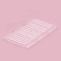 Форма для шоколада &laquo;Соломка&raquo;, пластик, 20&times;12&times;2.5 см, 18 ячеек 8.5&times;0.5 см, прозрачная