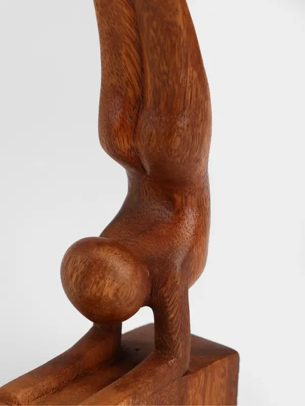 Абстракция &laquo;Гимнастика&raquo;, 11&times;4&times;20 см, дерево суар