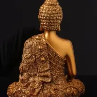 Фигурка гипс &laquo;Будда большой&raquo;, 17&times;13 см, бронза