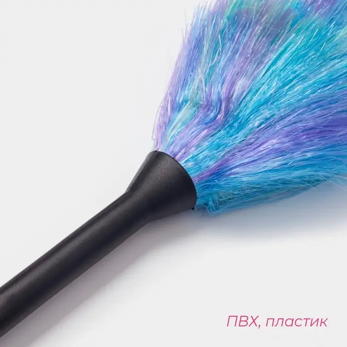 Щётка для пыли Доляна &laquo;Павлин&raquo;, 59 см, насадка 40.5 см, 40 г
