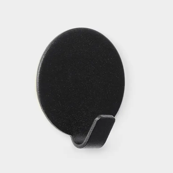 Крючки самоклеящиеся SAVANNA Black Loft, 4 шт., металл, радиус 3.4 см, чёрные