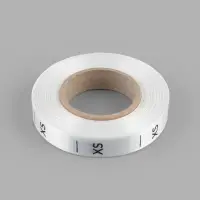 Размерник сатиновый, XS, 1000 шт., 12 мм, 30 м, белый