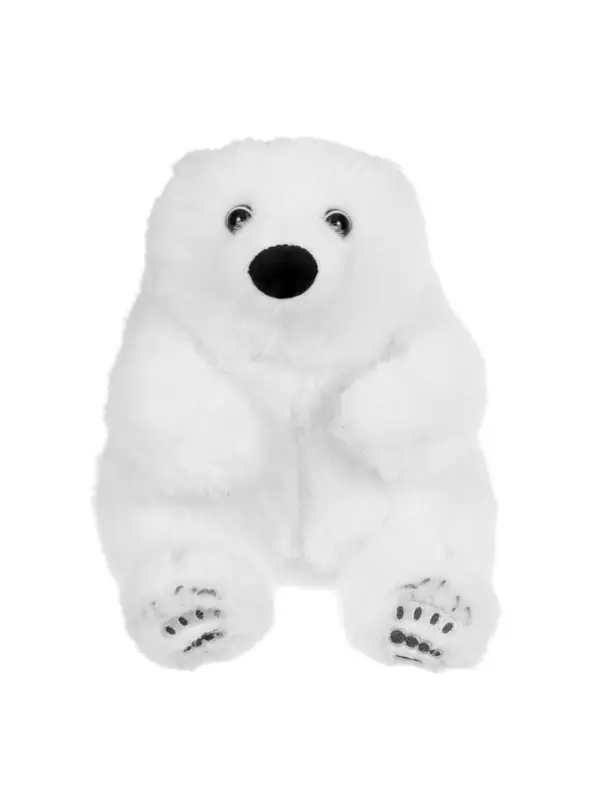 Мягкая игрушка Мягкая игрушка "Полярный мишка с мягкими коготкам, 23 см