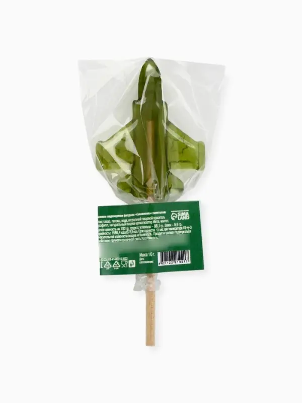 Леденец на палочке &laquo;Моему герою&raquo;, вкус: мята -ментол, 20 шт. х 10 г