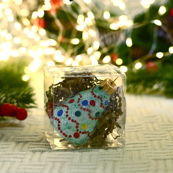 Ёлочная игрушка Ёлочная игрушка "Елочка-малышка" 8 см