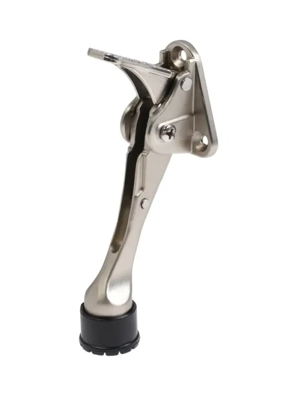 Фиксатор дверной LOCKLAND “козья ножка”, с автоподъемом, цвет хром Фиксатор дверной LOCKLAND “козья ножка”, с автоподъемом, цвет хром