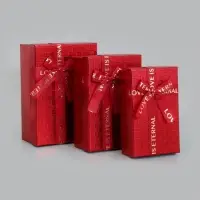 Набор подарочных коробок 3 в 1, прямоугольные 23&times;16&times;9.5 21&times;14&times;8.0 19&times;12&times;6.5 см
