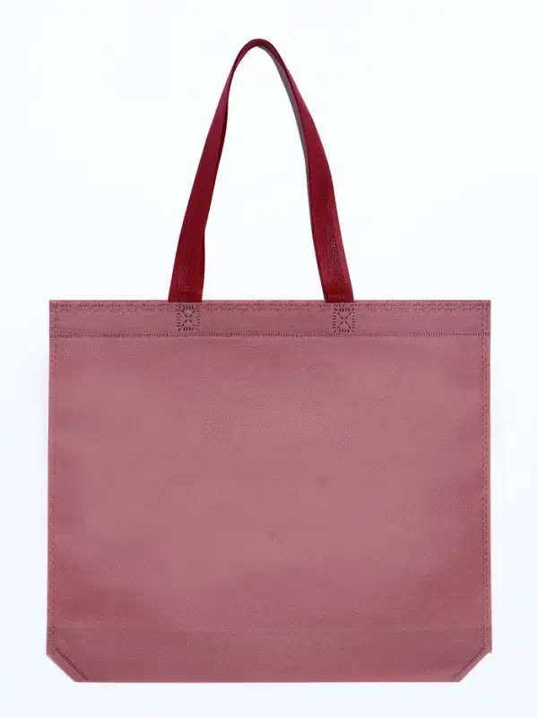 Пакет с петлевой ручкой, сумка - шопер &laquo;Эко&raquo;, 38&times;32&times;10 см, бордовый