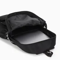 Рюкзак школьный для мальчика, с рисунком, 1 отделение, 5 карманов, 31&times;14&times;45 см, чёрный