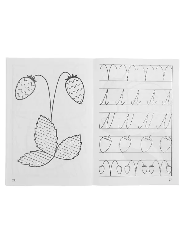 Рабочая тетрадь для детей 4-5 лет &laquo;Мои первые прописи&raquo;, Бортникова Е.