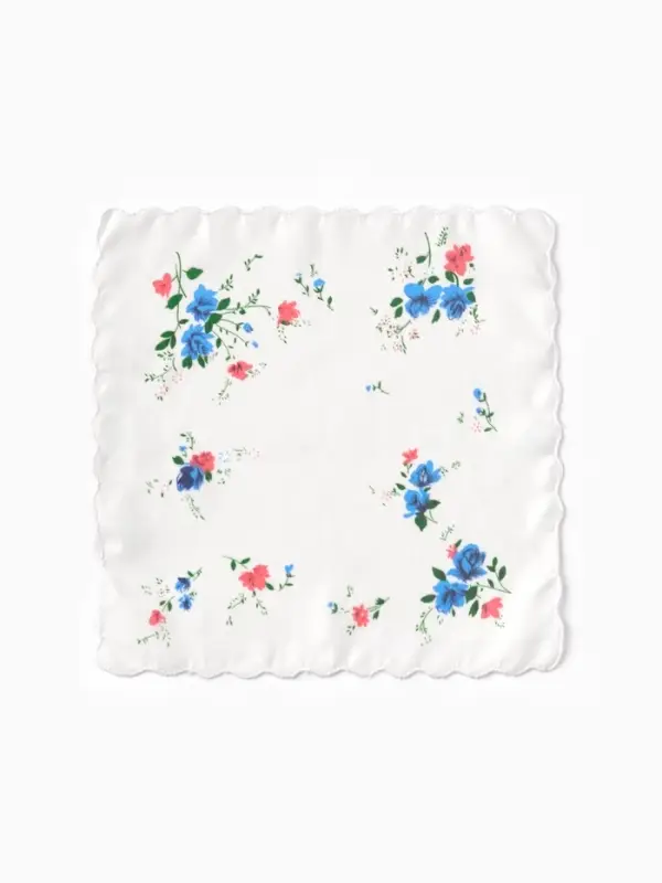 Платки носовые женские Экономь и Я  Платки носовые женские Экономь и Я "Полянка" 30*30 см, (набор 12 шт), рис. МИКС,100% пэ