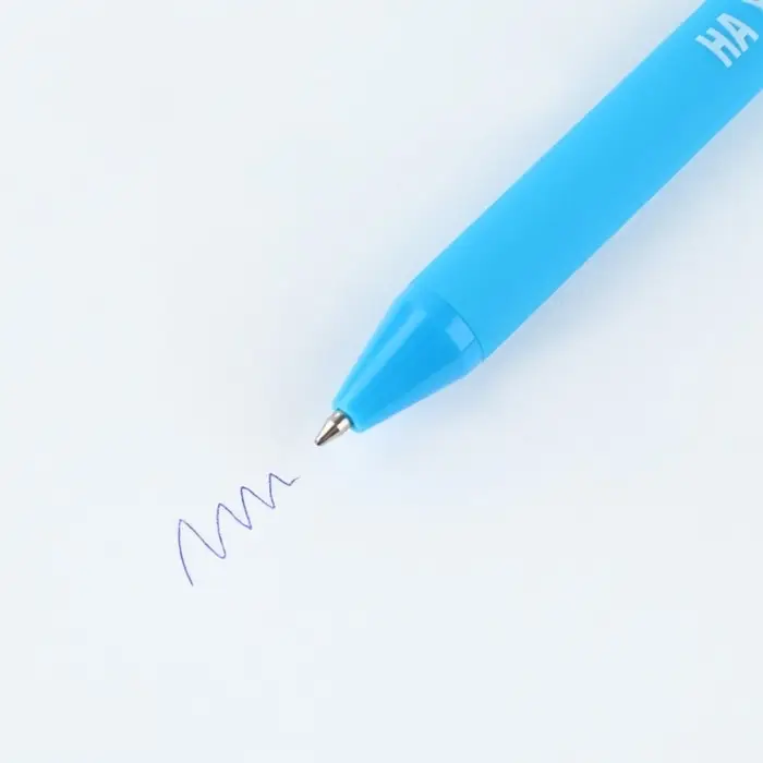 Ручка прикол шариковая синяя паста автоматическая 0,7 мм МИКС надписей «Школа»