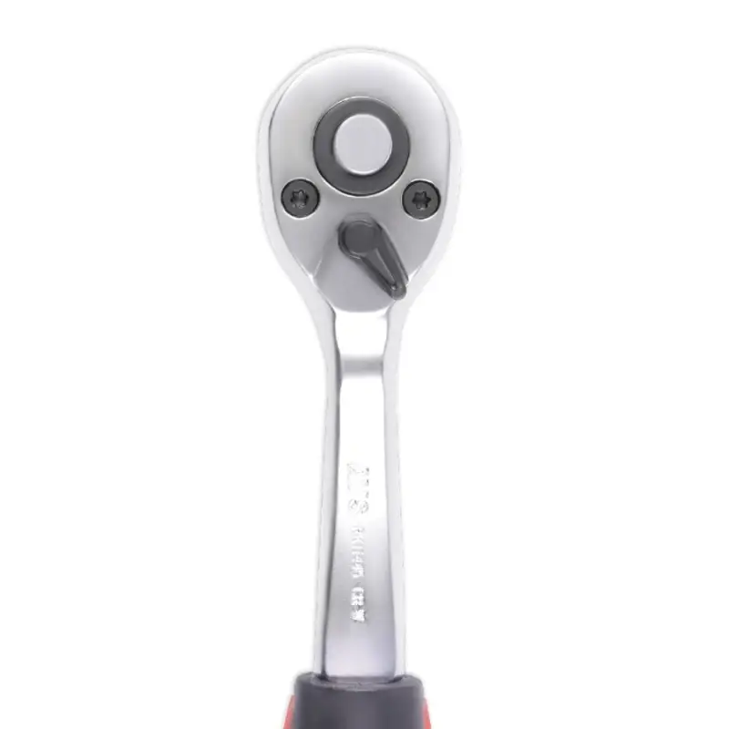 Рукоятка трещоточная 1/4"DR 45 зубцов (пластиковая ручка) AVS RK11445