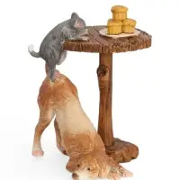 Фигурка полистоун &laquo;Пёс и кот - взаимопомощь&raquo; 10&times;9&times;11.5 см