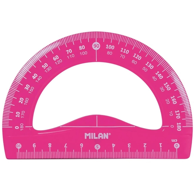 Milan Набор чертежный большой Flex & resistant цвет розовый