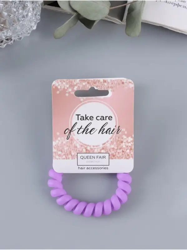 Резинка для волос пружинка «Матовая», МИКС Резинка для волос пружинка «Матовая», МИКС