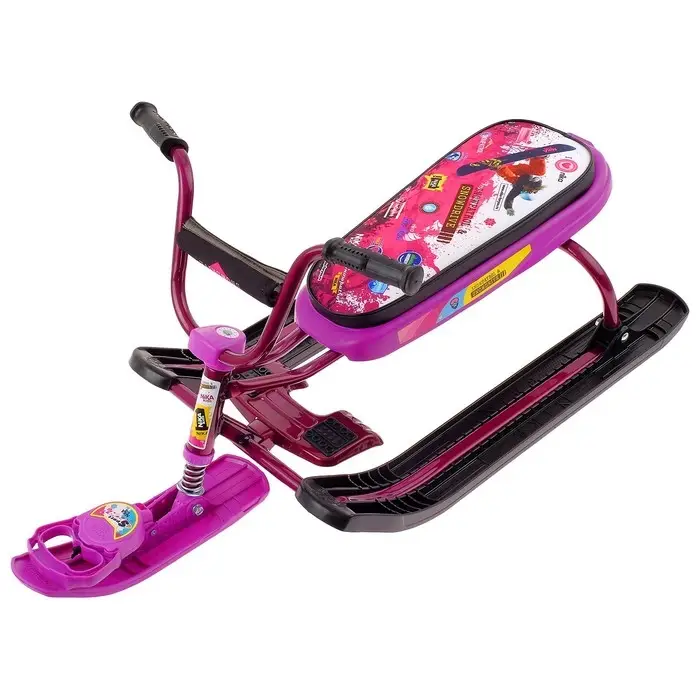 Снегокат «Ника джамп», розовый, СНД1/ПН2 Nika Kids