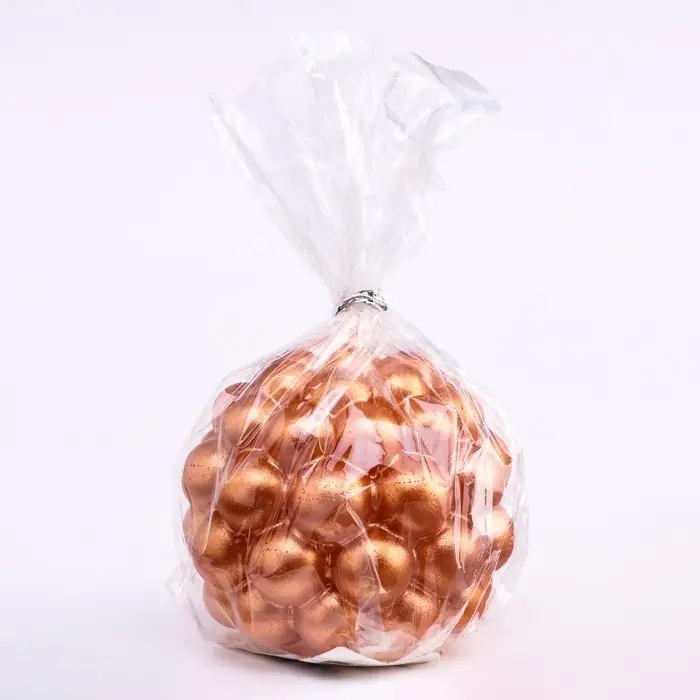 Свеча декоративная «Баблс круглый», 5.5×5.5 см, бронза