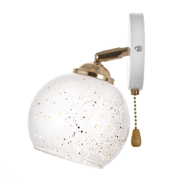 Бра 2193/1 E27 40Вт бело-золотой 20х12х20 см