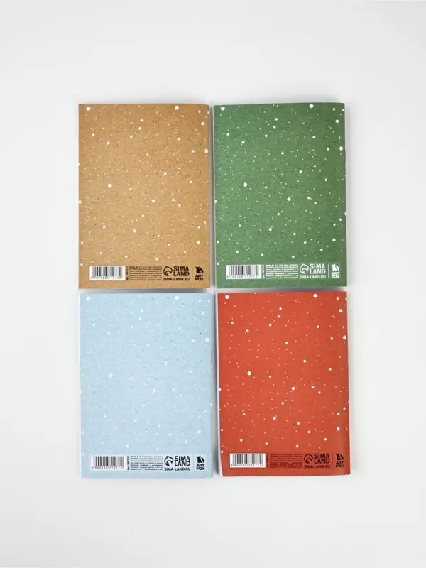 Блокнот А6 32 листа МИКС  Блокнот А6 32 листа МИКС "Уютный крафт"