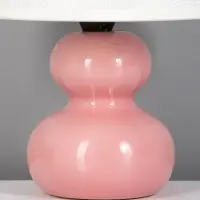 Лампа настольная RISALUX &laquo;Дуэт&raquo;, E14, 40 Вт, розовая, 18.5&times;18.5&times;24 см