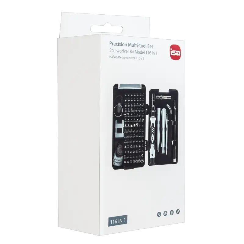 Набор инструментов 116 в 1 T-116 ISA (50шт/кор)