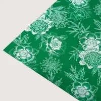 Плёнка упаковочная с голографией «Серебряные цветы» , 100 х 70 см Плёнка упаковочная с голографией «Серебряные цветы» , 100 х 70 см