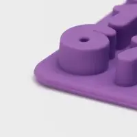 Форма для шоколада Доляна &laquo;Цифры&raquo;, силикон, 16&times;16&times;2 см, 20 ячеек (2.9&times;2.2 см), МИКС