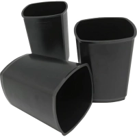 Подставка-стакан для канц.принадл-ей office кватро черн юпп