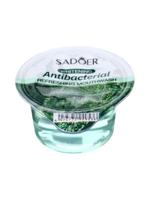 Ополаскиватель для полости рта антибактериальный SADOER, мята, 10 шт. по 13 мл