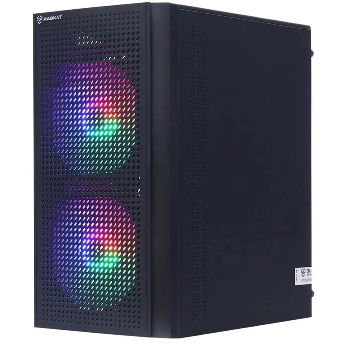 Компьютер Raskat Strike 320, i3 10100F, 8 Гб, SSD 240 Гб, GTX 1650 4Gb, noOS, чёрный Компьютер Raskat Strike 320, i3 10100F, 8 Гб, SSD 240 Гб, GTX 1650 4Gb, noOS, чёрный