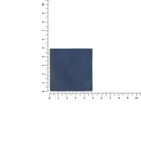 Лейбл кожаный Pasek, L, синий