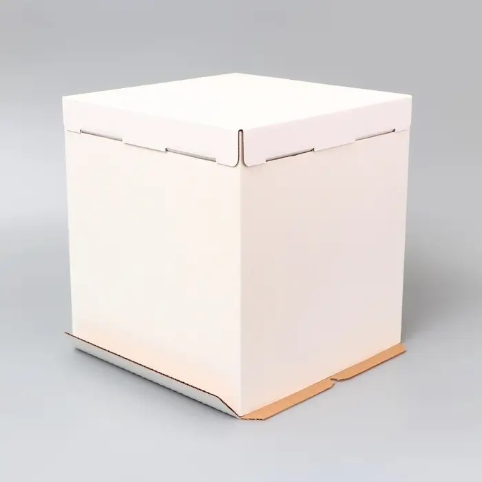 Коробка под торт, без окна, 28&times;28&times;30 см