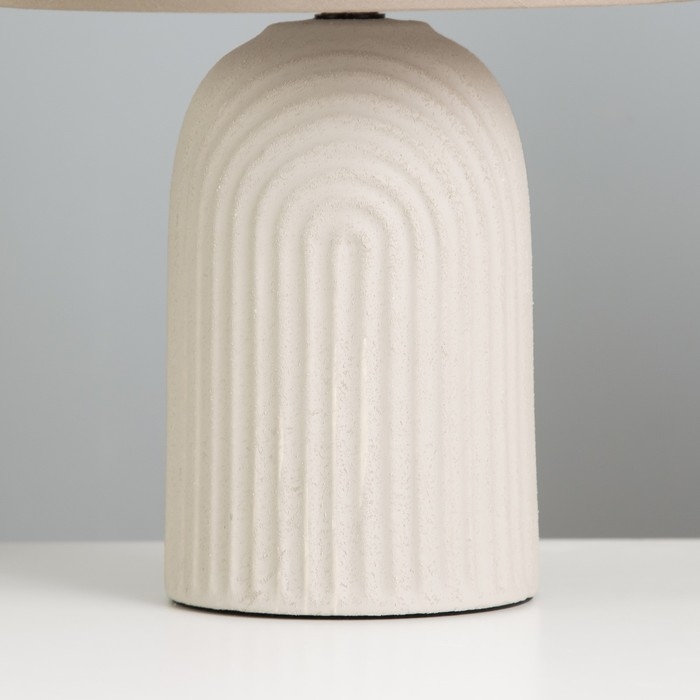 Настольная лампа Настольная лампа "Доротея" Е14 40Вт серый 22х22х35 см RISALUX