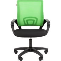 Кресло ТП 304 LT сетка/ткань,св-зеленый/черный,пластик