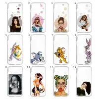 Чехол iPh XR clear TPU 1.2 mm с принтами в ассортименте