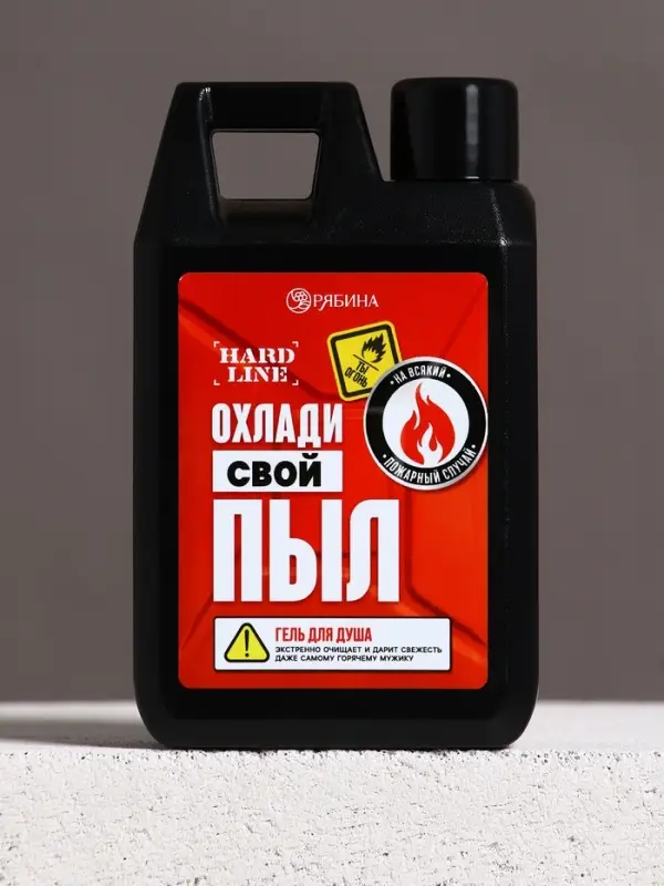 Гель для душа &laquo;Охлади свой пыл&raquo;, 300 мл, аромат мужского парфюма, HARD LINE