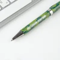 Ручка шариковая, подарочная в открытке, металл, синяя паста &laquo;Настоящему герою. 23 февраля&raquo;