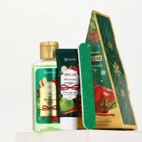 URAL LAB Арома Саунд Набор гель для душа, крем для рук и пилка для ногтей, яблоко