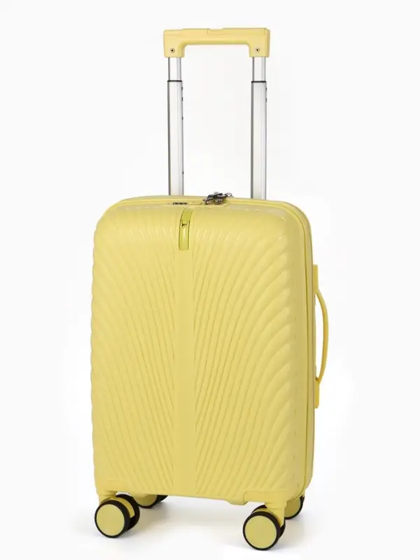 Чемодан на съёмных колёсах, 18", кодовый замок, 33&times;16&times;49 см, жёлтый