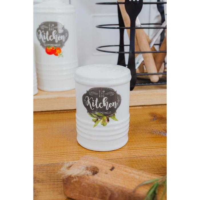 Набор для специй Доляна «Гурман», 2 предмета: солонка, перечница, 120 мл Набор для специй Доляна «Гурман», 2 предмета: солонка, перечница, 120 мл